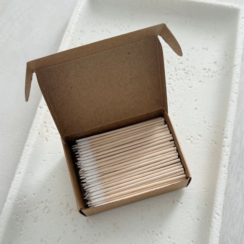 Bamboo Cotton Swabs with Pointy Tip